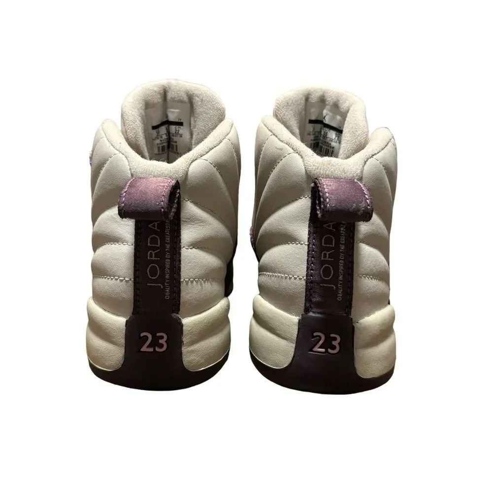 Nike‎ Air Jordan 12 XII GS GG Retro Purple White Desert Sand 510815-001 Size 3